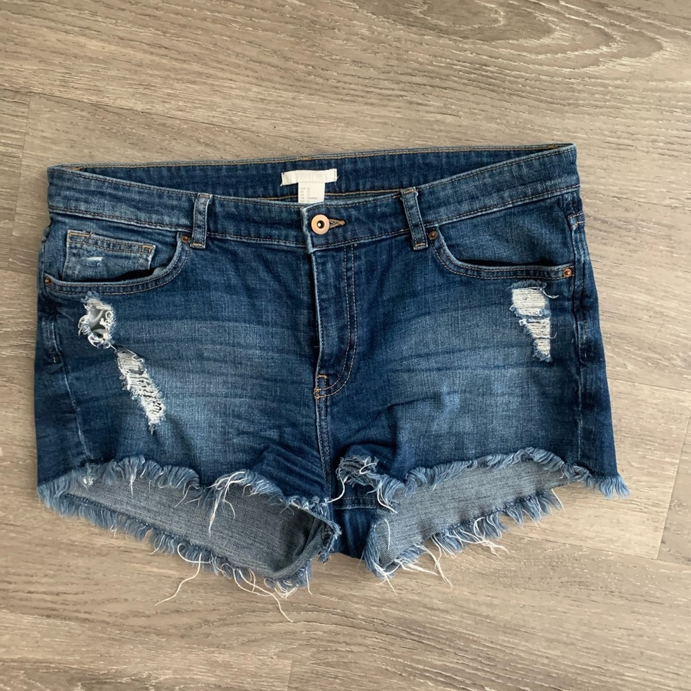 H&M Distressed Shorties